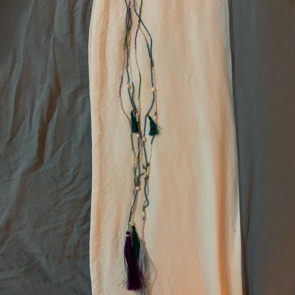Set of three tassel necklaces! ONE OF A KIND!